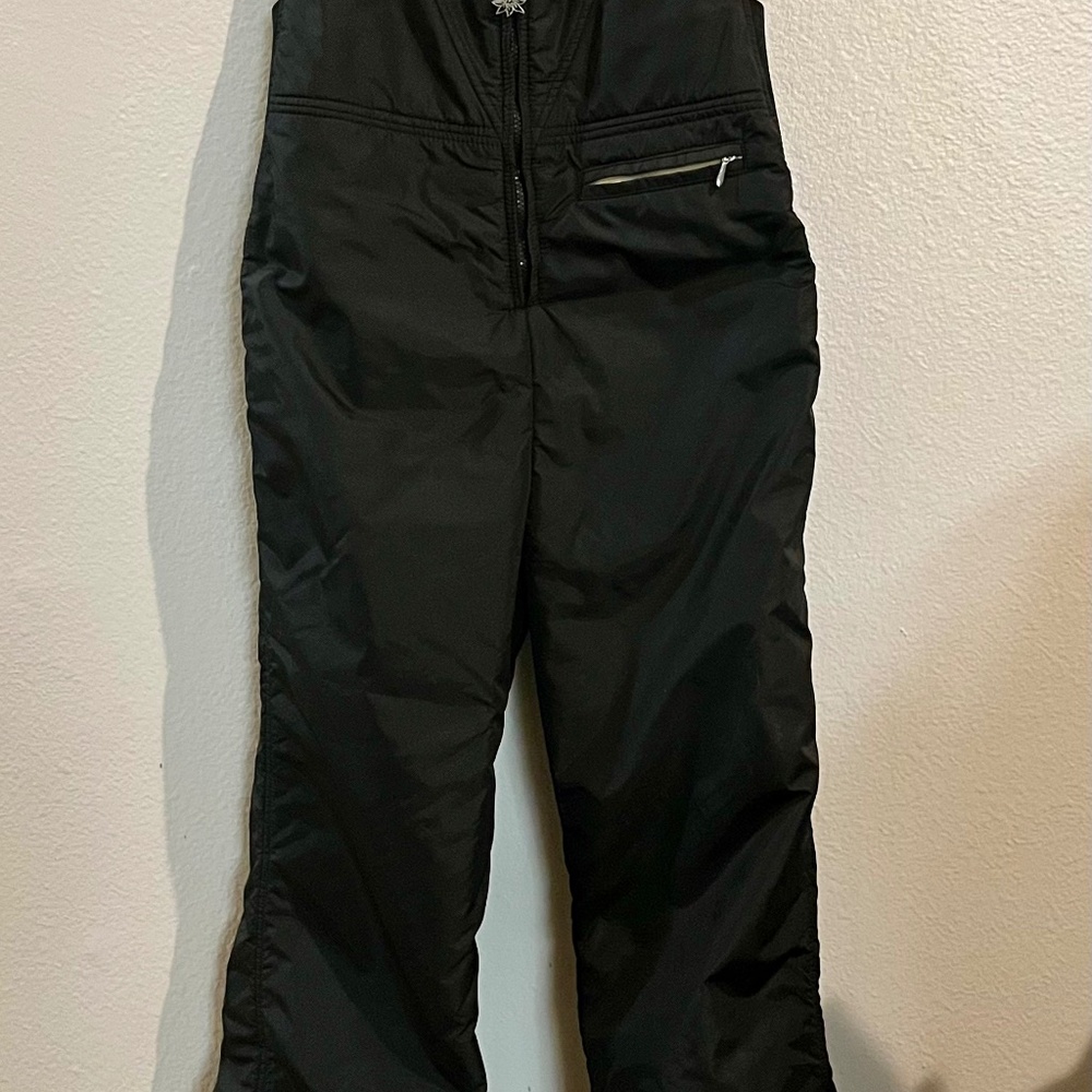 Ski Overalls Black Alpine Swiss Overalls for Skiing